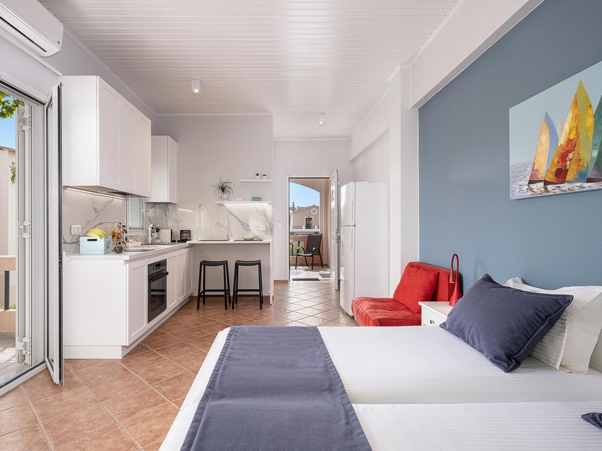 Elena Seafront Luxury Apartments Almirida Buitenkant foto
