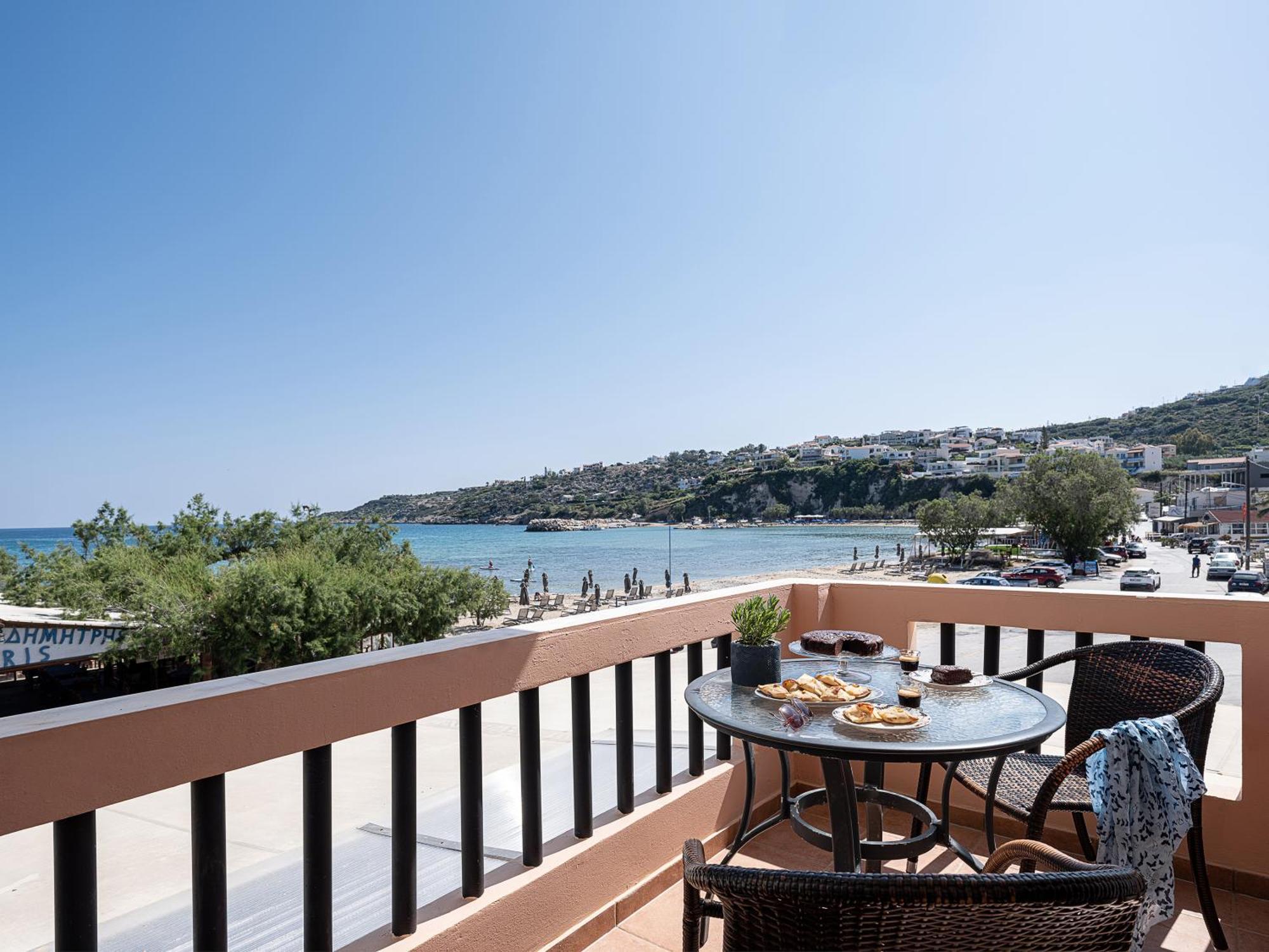 Elena Seafront Luxury Apartments Almirida Buitenkant foto