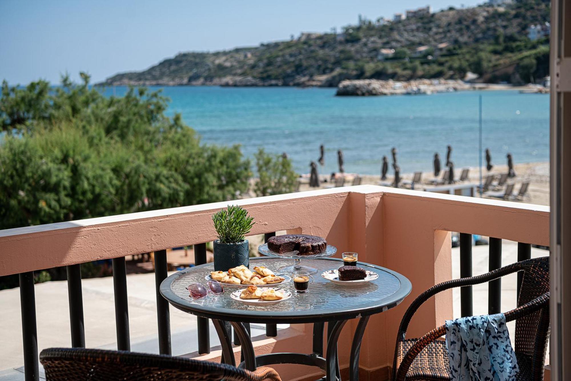 Elena Seafront Luxury Apartments Almirida Buitenkant foto