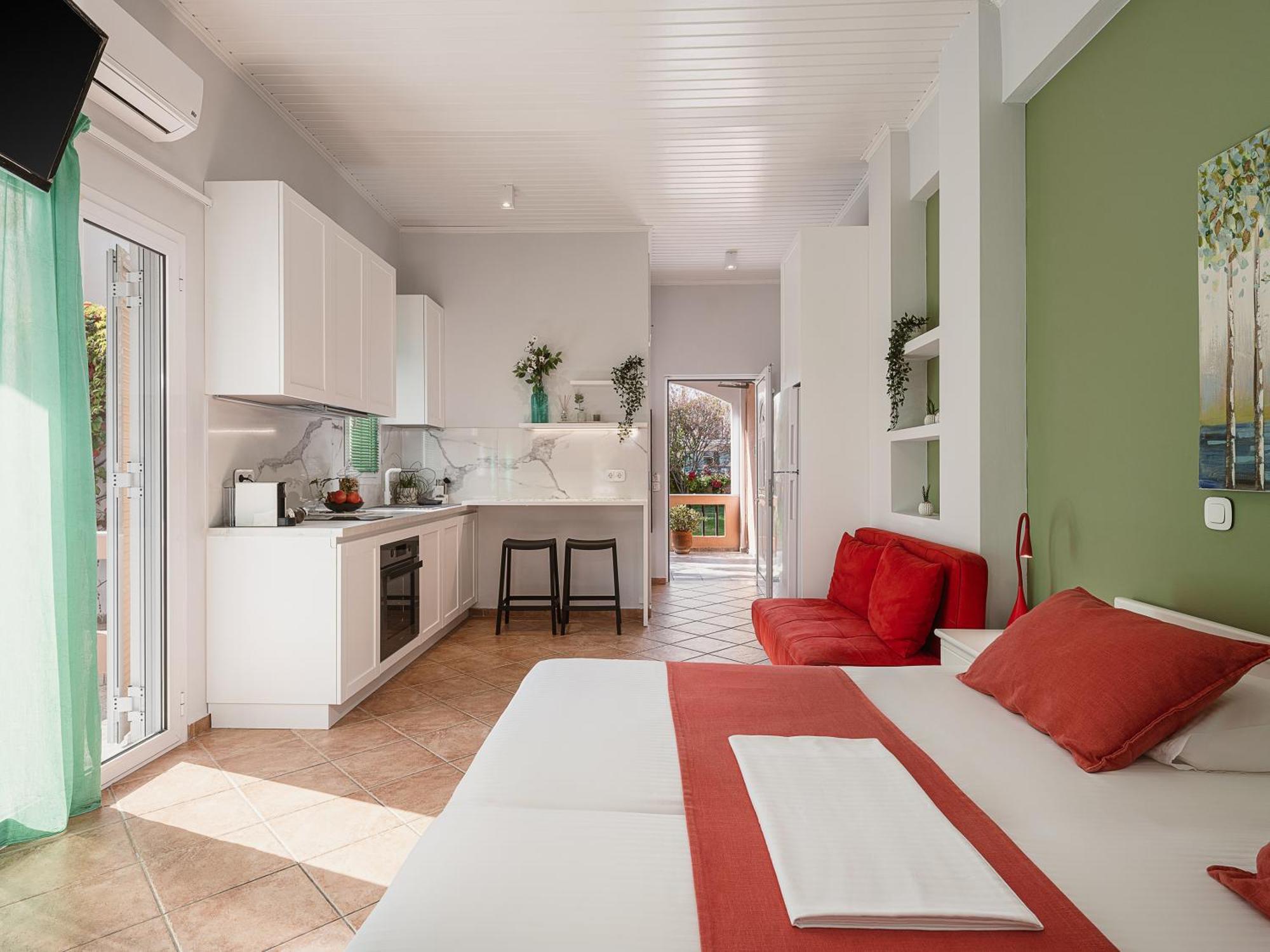 Elena Seafront Luxury Apartments Almirida Buitenkant foto